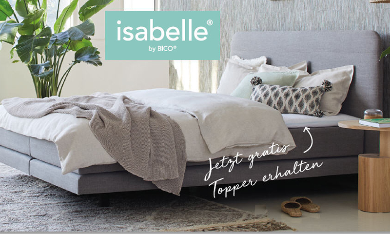 Bico Isabelle Boxspring Herbstpromotion